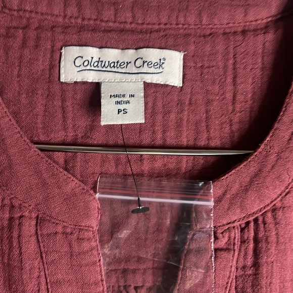 Coldwater Creek Popover Cotton Tunic nwt - Picture 3 of 8